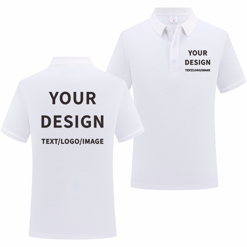 Polo Shirt Pique - Zomer zakelijk polo aangepast logo 100%