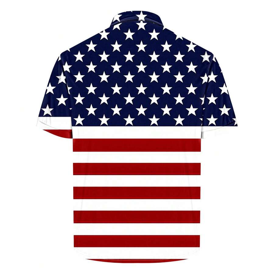 Polo Shirt Pique - Actieve heren klassieke Clean Stars Stripes