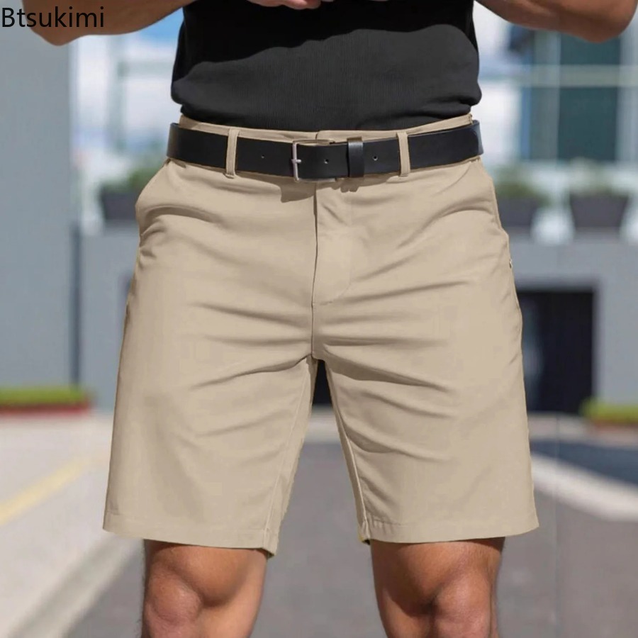 Shorts Chino Slim - Zomer Nieuwe Heren Effen Slim Chino