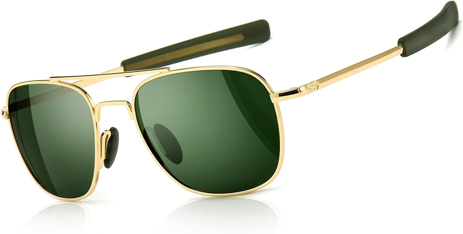 Sunglasses Aviator Polarized - Herens zonnebrillen in militaire stijl, gepolariseerd,
