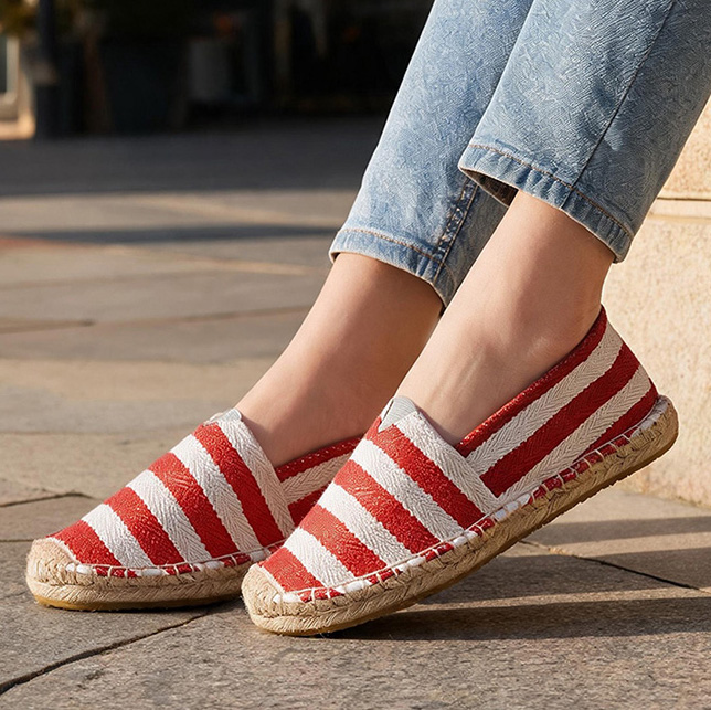 Espadrille Slip On - Zomer Herfst Dames Canvas Schoenen Ademende