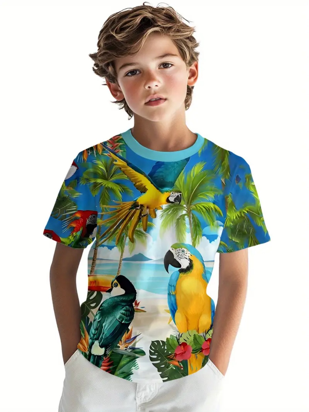Tee Graphic Print - T-shirt met korte mouwen voor kinderen,
