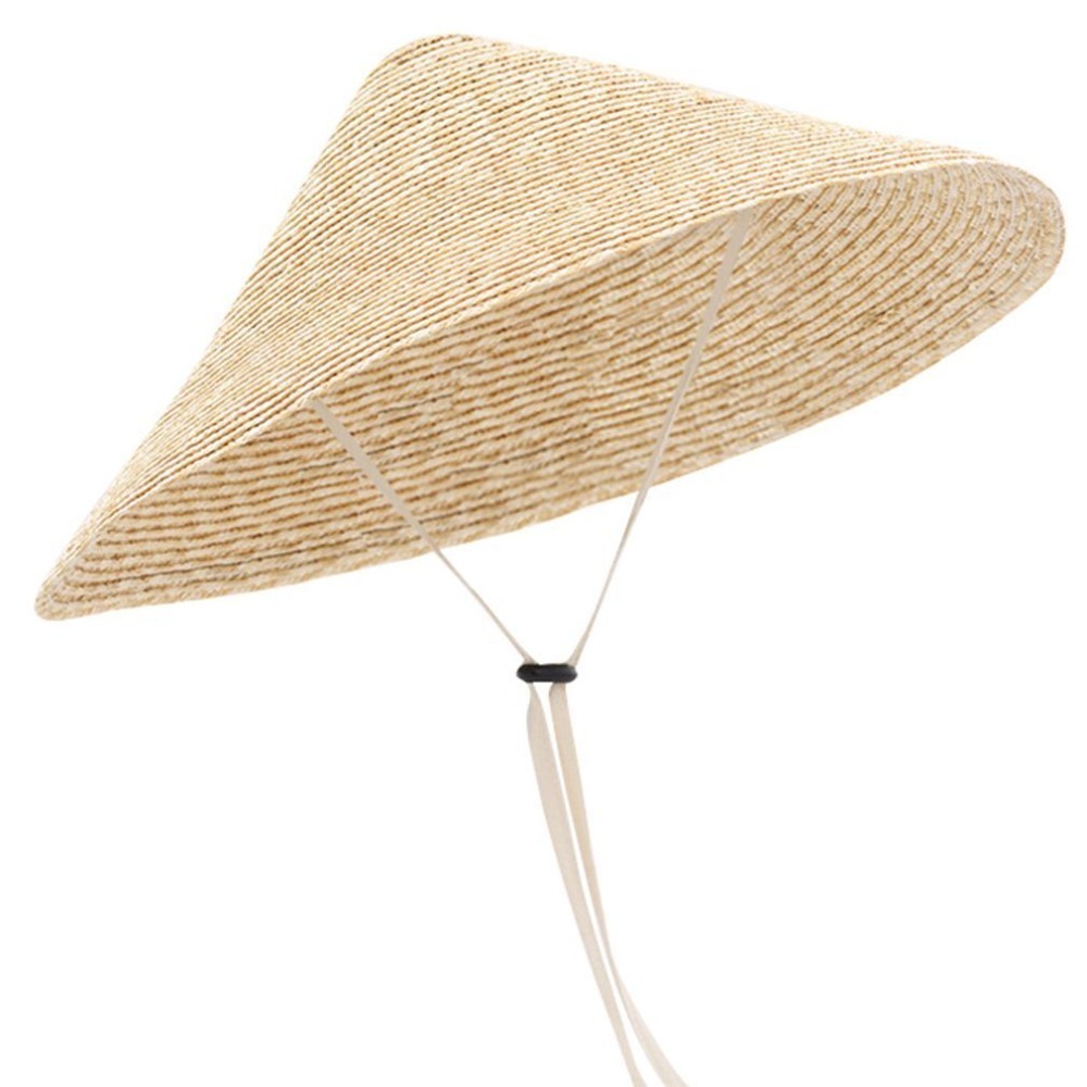 Bucket Hat Straw - Nieuwe grote brede rand strohoed stro
