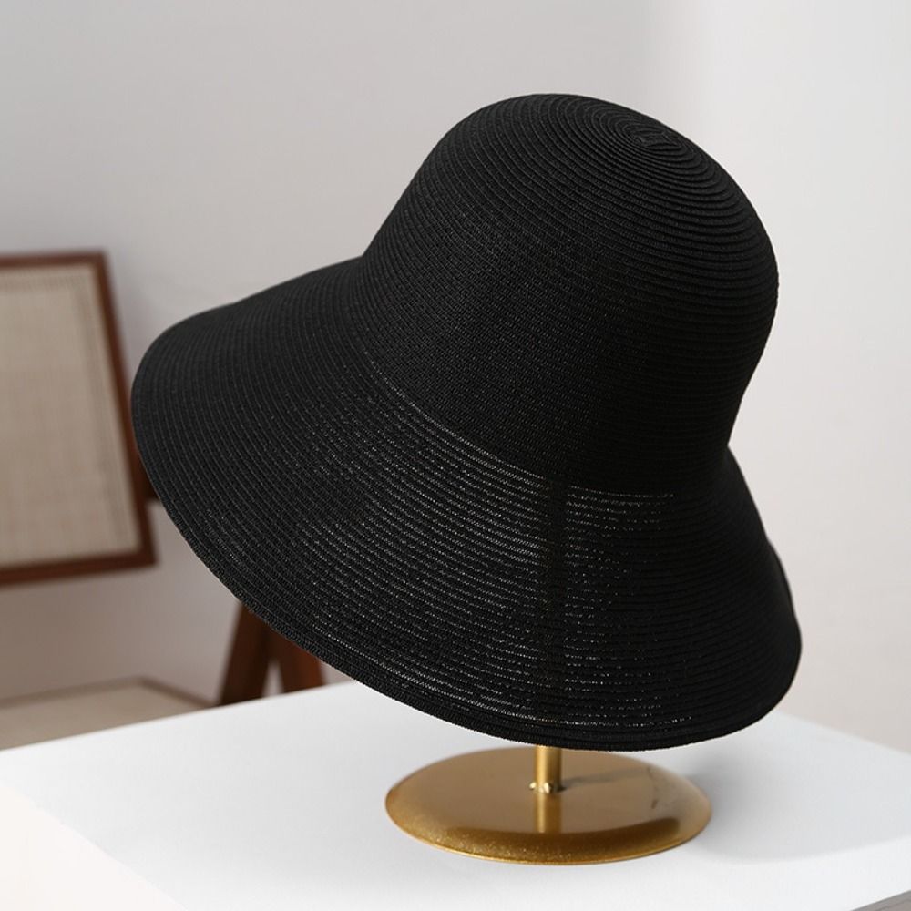 Bucket Hat Straw - Comfortabel om te dragen Effen kleur