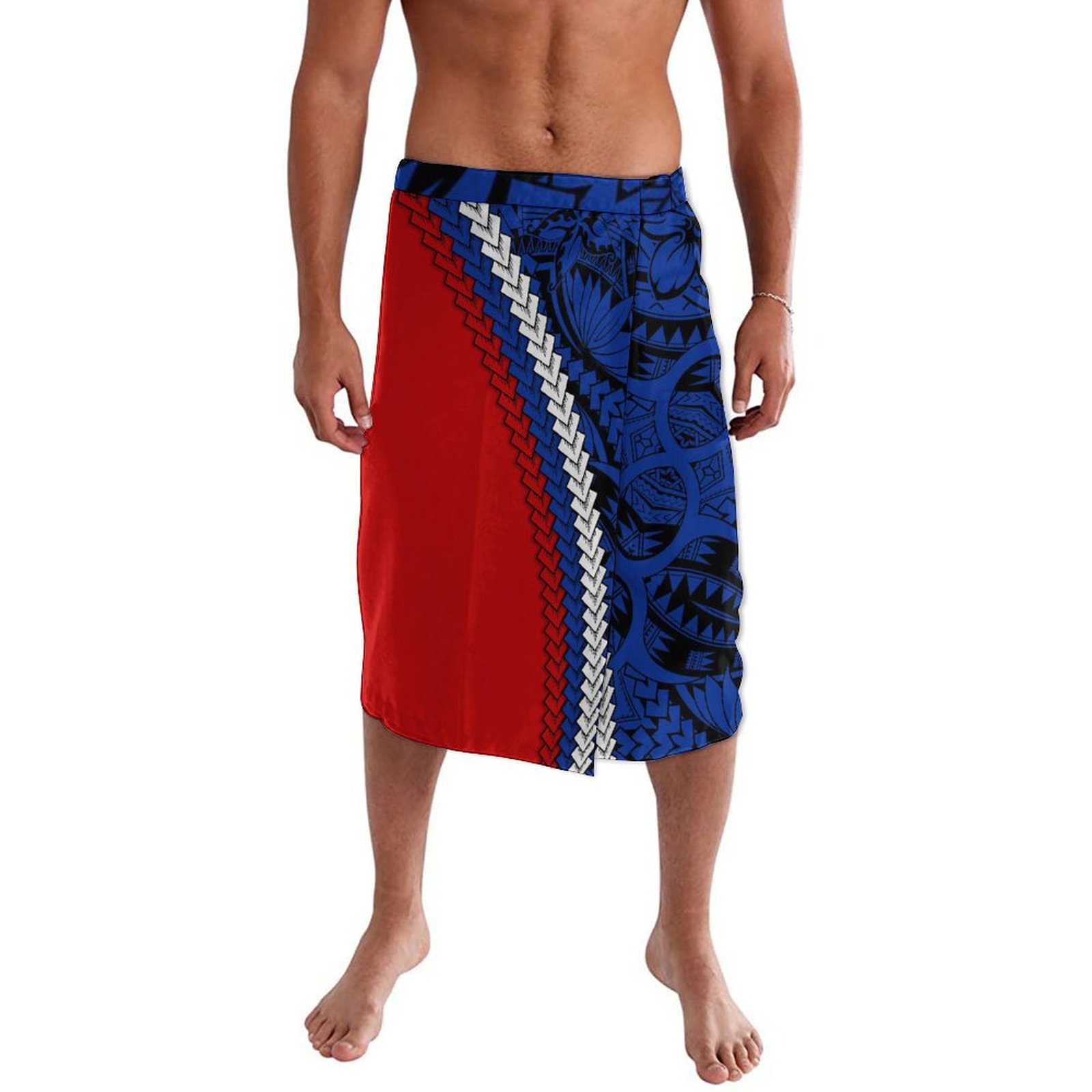 Sarong Men Wrap - Hawaiiaanse Heren Strandwikkeljurk Fiji Tonga Polynesiaans
