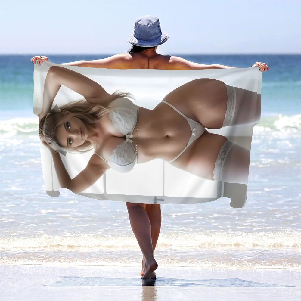 Microvezel strandlaken met kus - Beach Towel Large recensie en prijs