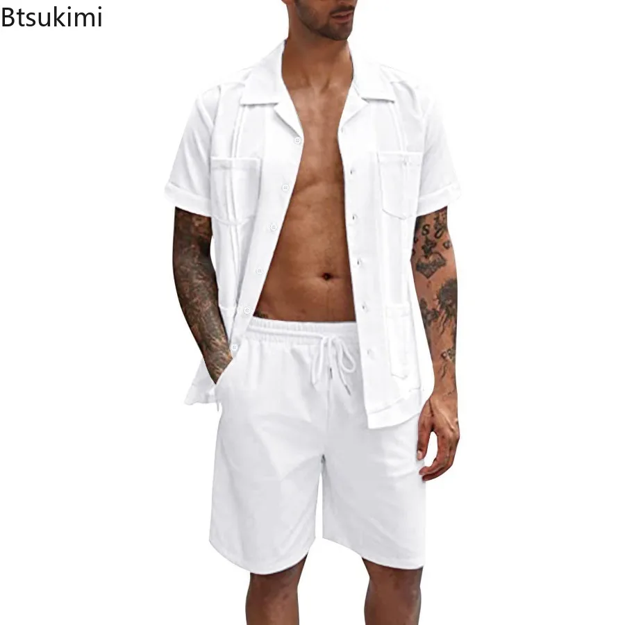Nieuwe heren zomer casual spor - Short Linen Drawstring recensie en prijs