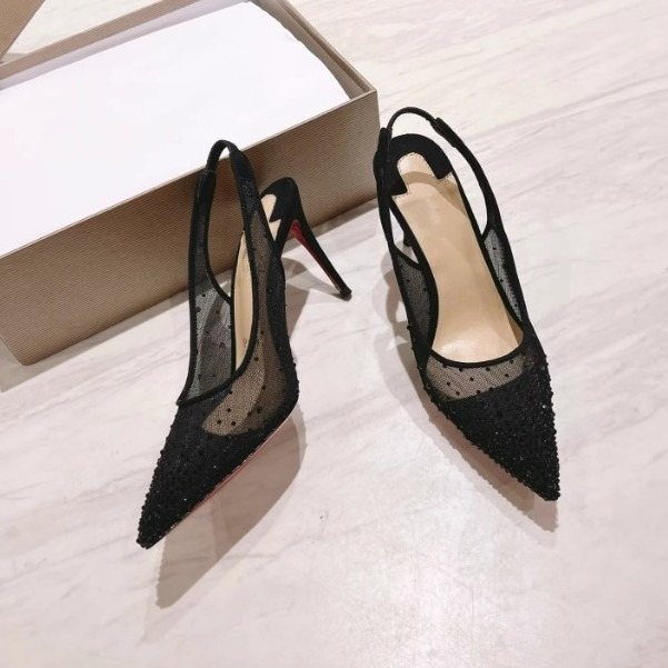 Mesh strass achterkant open st - Casual Sandal Leather recensie en prijs