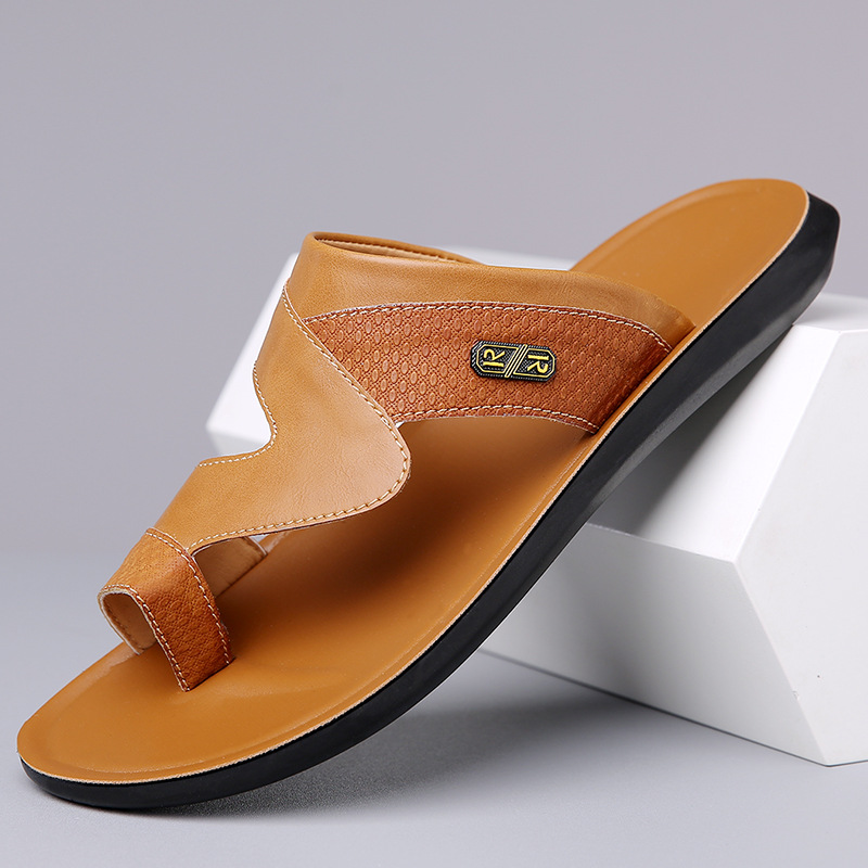 Heren 2026 Nieuwe Lederen Sand - Flip Flop Leather Men recensie en prijs