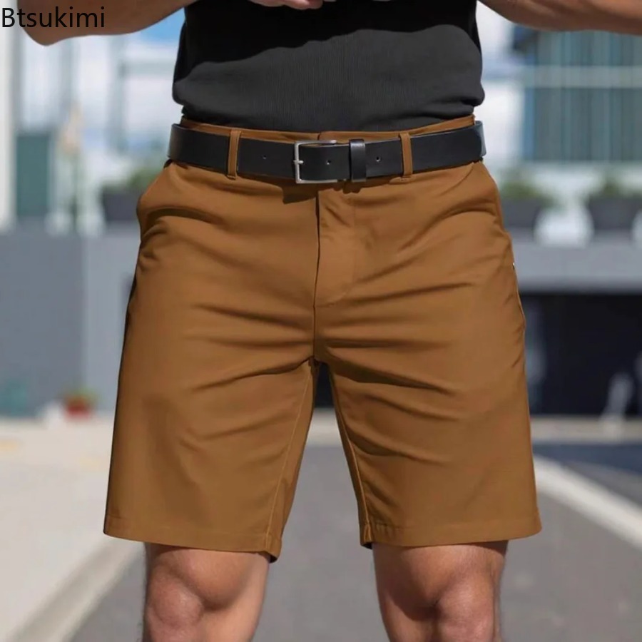 Zomer Nieuwe Heren Effen Slim  - Shorts Chino Slim recensie en prijs