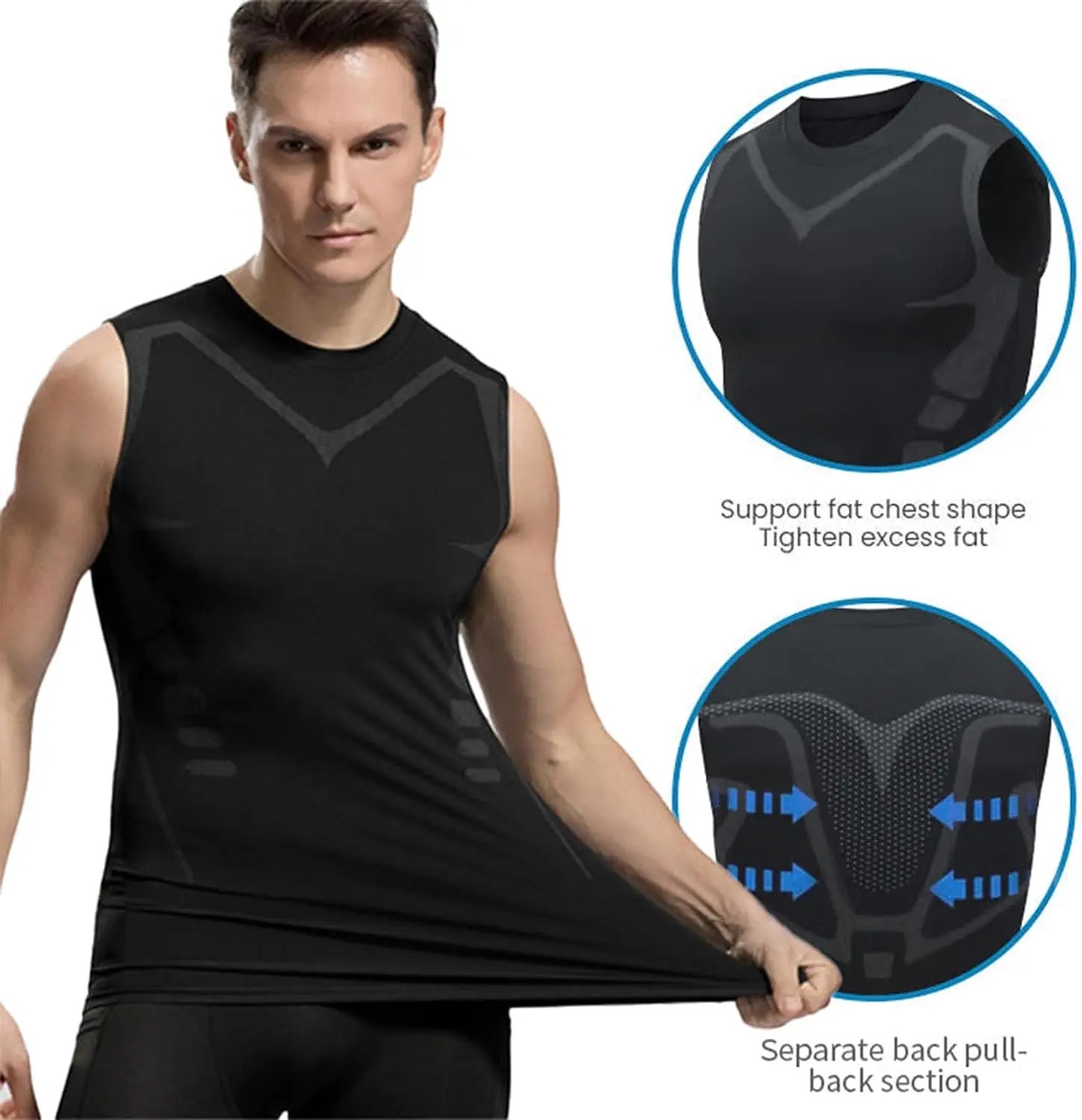 Compressietanktop voor heren,  - Tank Top Muscle recensie en prijs