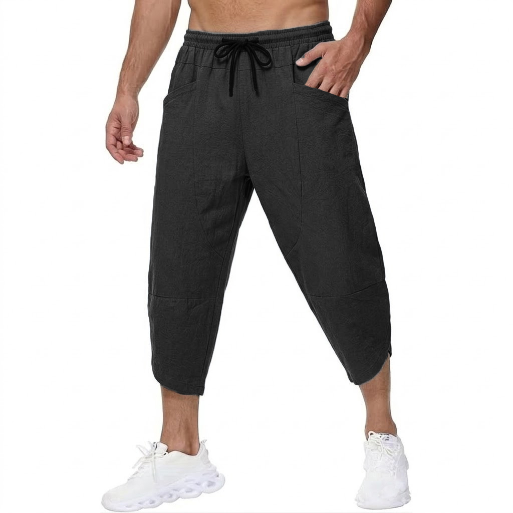 Zomer heren linnen casual kort - Short Linen Drawstring recensie en prijs