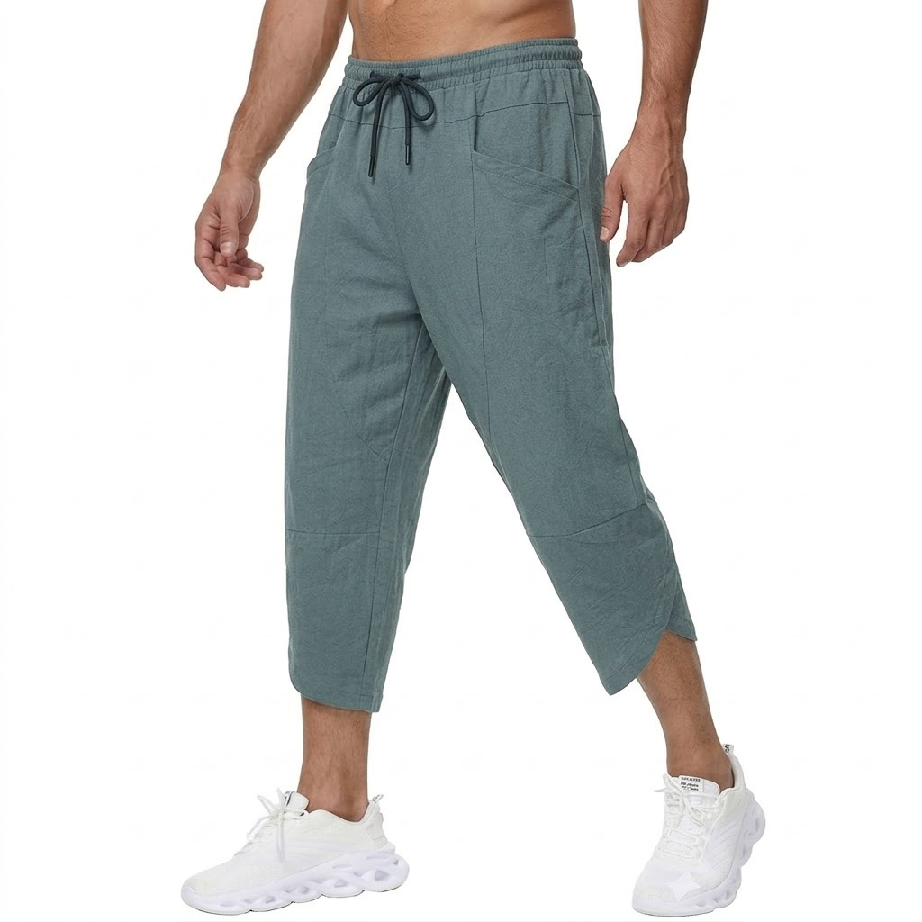 Zomer heren linnen casual kort - Short Linen Drawstring recensie en prijs