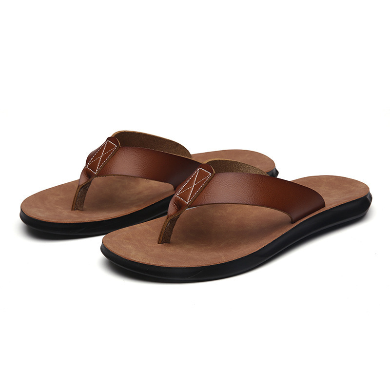 38-47 Nieuwe Italiaanse Ledere - Flip Flop Leather Men recensie en prijs