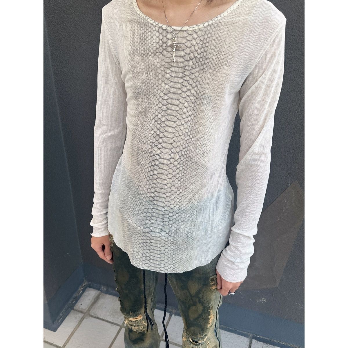 Tops met lange mouwen, zwarte  - Tee Graphic Print recensie en prijs