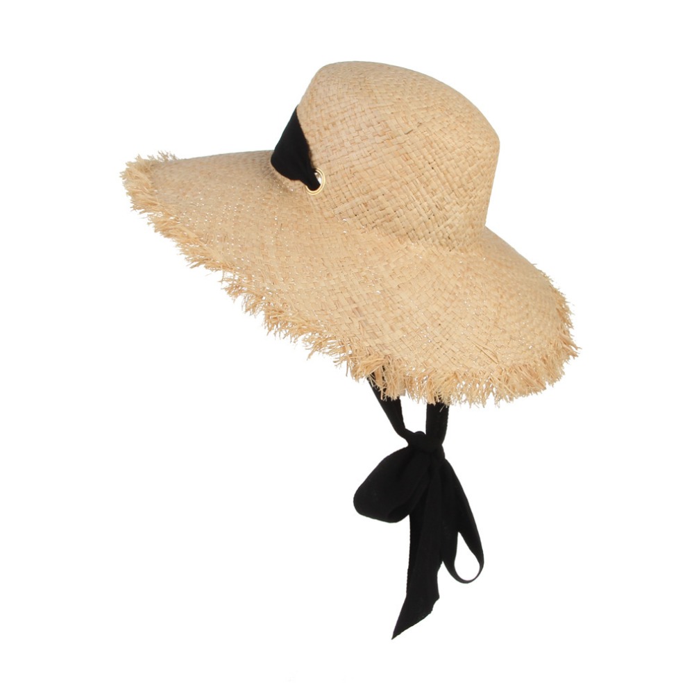 Nieuwe grote brede rand stroho - Bucket Hat Straw recensie en prijs