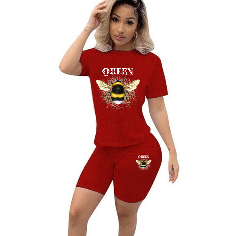 Vrouwen Tweedelige Set Zomer K - Tee Graphic Print recensie en prijs