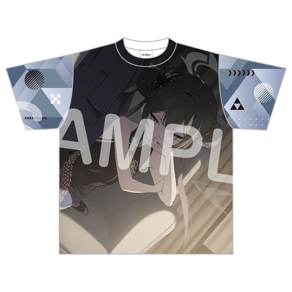 Blauw Archief Ryūge Kisaki Gra - Tee Graphic Print recensie en prijs