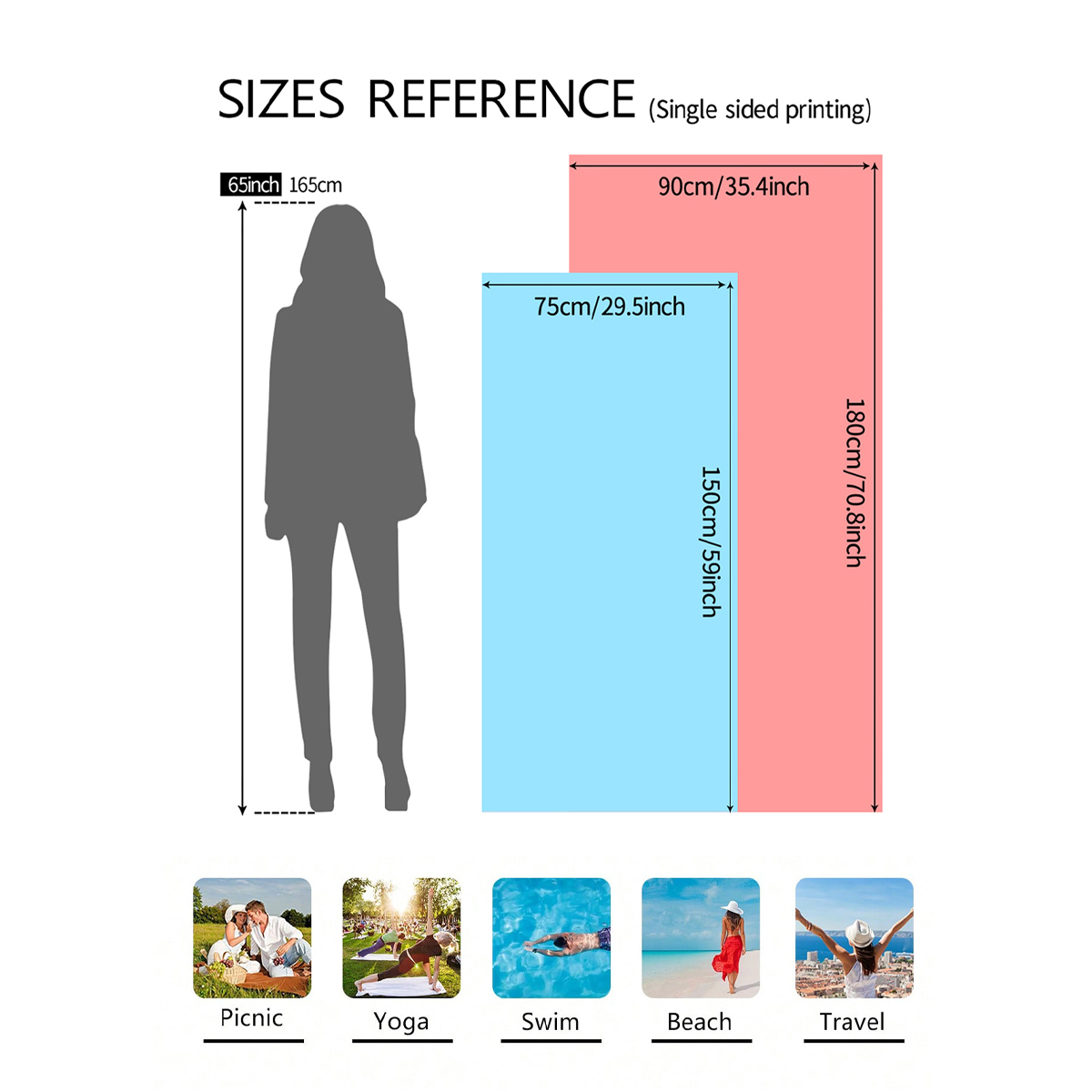 1pc modieuze kleurrijke gestre - Beach Towel Large recensie en prijs