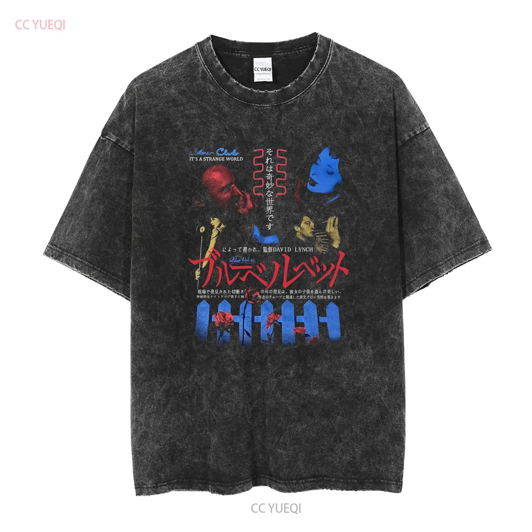 Blue Velvet Rucking Fotten Dav - Tee Graphic Print recensie en prijs