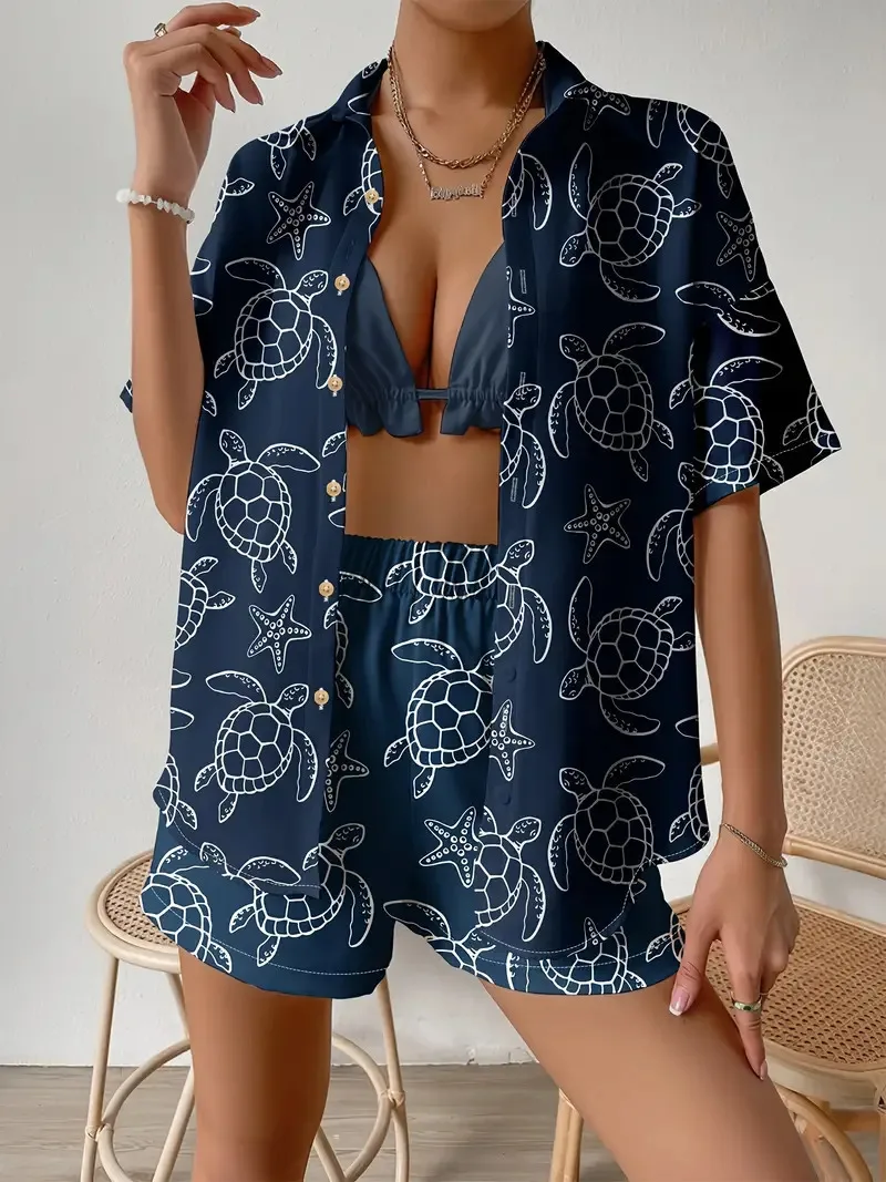 Modeprint Strandvakantie 2-del - Shirt Camp Collar recensie en prijs