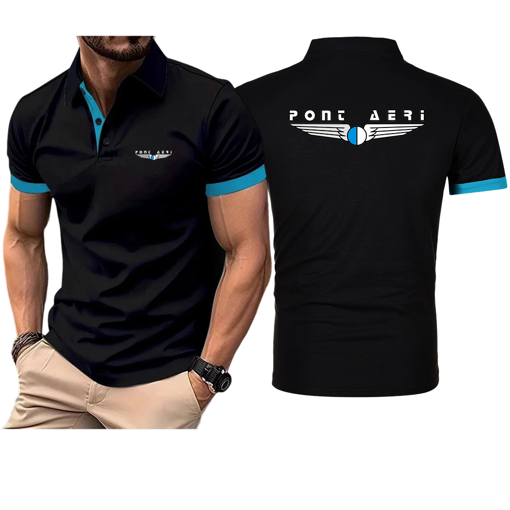 Disco Logo Pont Aeri CH Heren  - Polo Shirt Pique recensie en prijs