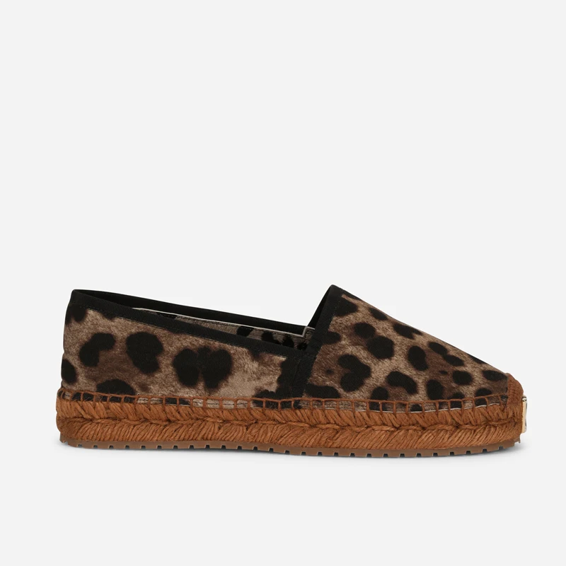 Platte schoenen met luipaardpa - Espadrille Slip On recensie en prijs