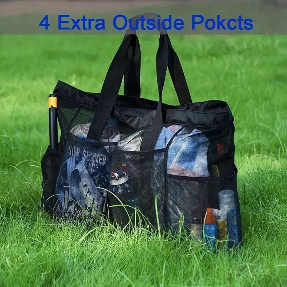 Mesh-strandhandtas met grote c - Beach Towel Large recensie en prijs