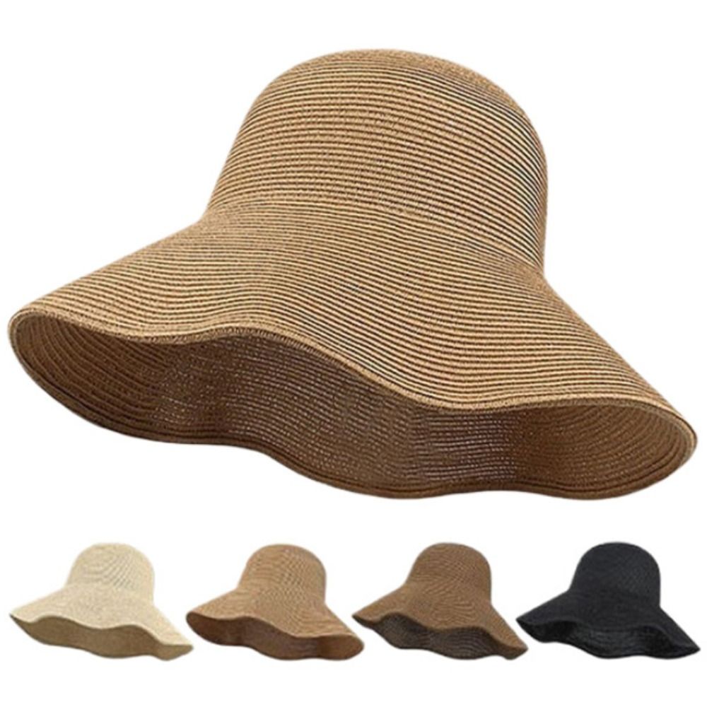 Comfortabel om te dragen Effen - Bucket Hat Straw recensie en prijs