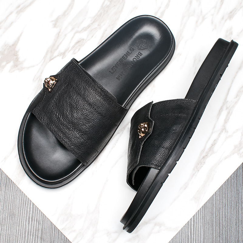 2025 Nieuwe Lederen Slippers M - Flip Flop Leather Men recensie en prijs
