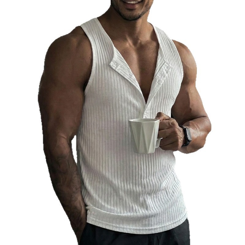 Sportief tanktop, effen kleur, - Tank Top Muscle recensie en prijs