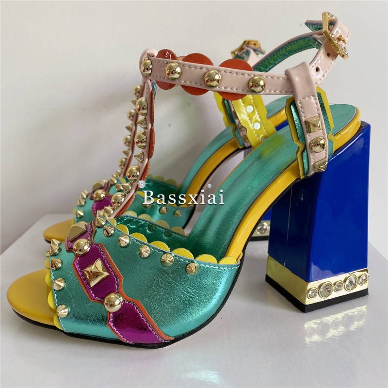 Luxury Rivet T-Strap Sandals W - Casual Sandal Leather recensie en prijs
